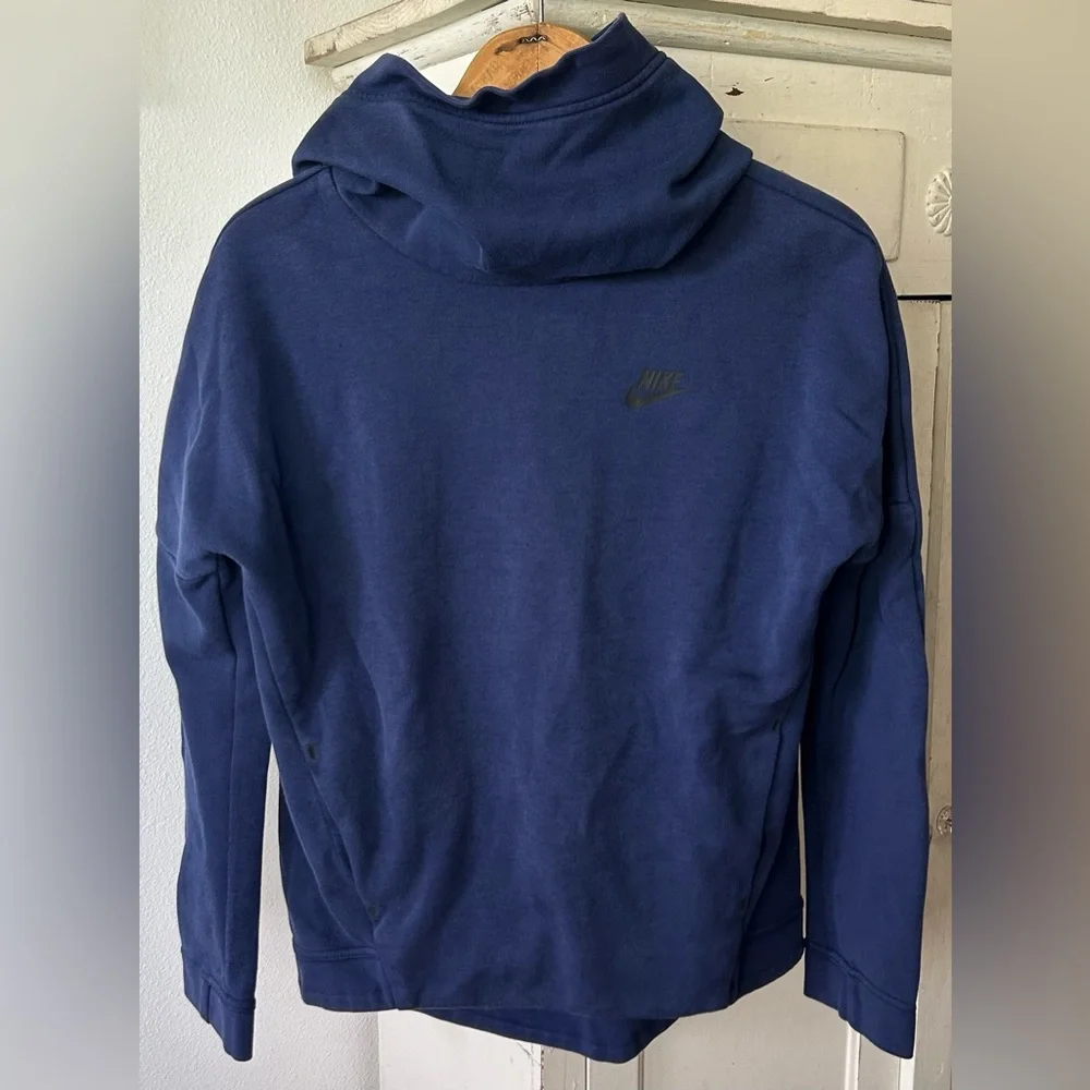 Nike | Women’s Dark Blue Funnel Neck Pullover Sweatshirt Side Pockets Size S